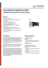 ADLINK モーションコントロール カード PCIe-8338 製品カタログ
