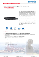 Korenix 産業用イーサネットスイッチ PoEシリーズ(給電タイプ) JetNet 5728G V2 製品カタログ