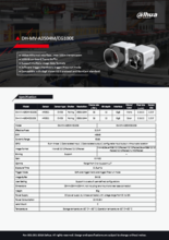 GigEビジョンカメラ DAHUA MV-A3504M/CG100E 製品カタログ