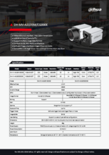 GigEビジョンカメラ DAHUA MV-A3135M/CG000E 製品カタログ