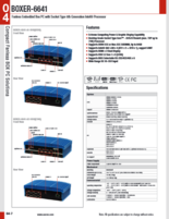 小型PC AAEON BOXER-6641 製品カタログ