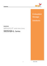 ACPI 2.5inch SATA SSD SED2QII-L シリーズ 製品カタログ