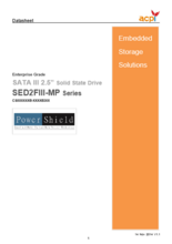 ACPI 2.5inch SATA SSD SED2FIII-MP シリーズ 製品カタログ