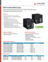 ファンレス組込みPC ADLINK MVP-6100-MXMシリーズ 製品カタログ