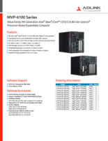 ファンレス組込みPC ADLINK MVP-6100シリーズ 製品カタログ