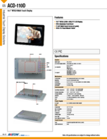 パネルPC AAEON ACD-110D 製品カタログ