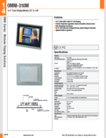 AAEON 産業用マルチタッチモニター OMNI-310M 製品カタログ