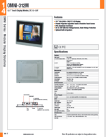 AAEON 産業用マルチタッチモニター OMNI-312M 製品カタログ