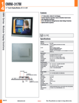 AAEON 産業用マルチタッチモニター OMNI-317M 製品カタログ