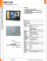 AAEON 産業用マルチタッチモニター OMNI-221M 製品カタログ