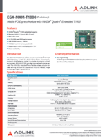 ADLINK モバイル PCI Express グラフィックモジュール EGX-MXM-T1000 製品カタログ