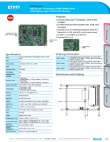 COM Express CPUモジュール IBASE ET977 製品カタログ