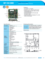 SMARC CPUモジュール& ベースボード IBASE RP-102-SMC 製品カタログ