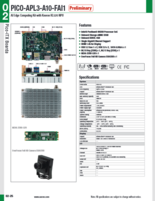 PICO-ITX産業用マザーボード AAEON PICO-APL3-A10-FAI1 製品カタログ
