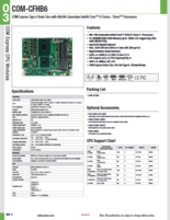 COM Express Type6 モジュール&キャリアボード AAEON COM-TGUC6 製品カタログ