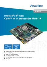 工業用Mini-ITXマザーボード PERFECTRON INS8365B 製品カタログ
