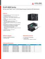 組込みPC ADLINK DLAP-8000シリーズ 製品カタログ