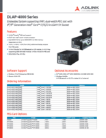 組込みPC ADLINK DLAP-4000シリーズ 製品カタログ