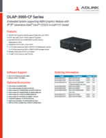 組込みPC ADLINK DLAP-3000-CFシリーズ 製品カタログ
