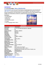 サイネージ用高輝度正方形ディスプレイモニター LITEMAX Squarepixel SSF/SSH2203-Y 製品カタログ