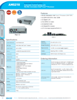ファンレス組込みPC iBASE AMS210 製品カタログ