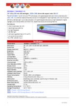 サイネージ用高輝度リサイズディスプレイモニターLITEMAX Spanpixel SSF/SSH2906-Y 製品カタログ
