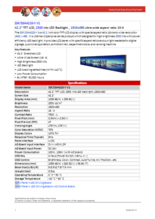 サイネージ用高輝度リサイズディスプレイモニターLITEMAX Spanpixel SSF/SSH4220-Y 製品カタログ