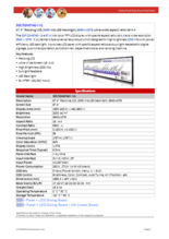 サイネージ用高輝度リサイズディスプレイモニターLITEMAX Spanpixel SSF/SSH6740-I 製品カタログ