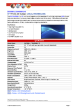 55” TFT LCD, LED Backlight 1200 nits, UHD 3840 x 2160