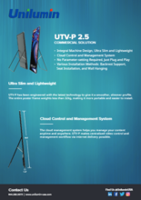 屋内用高精度LEDビジョン Unilumin UTV-P 2.5 製品カタログ