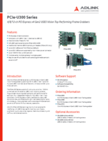 ADLINK PCI Express カード PCIe-U300シリーズ 製品カタログ