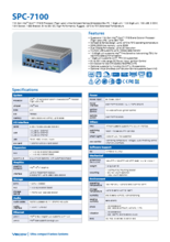 組込みPC Vecow SPC-7100 製品カタログ