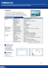 液晶モニター Secu6 FSM2464-IP66