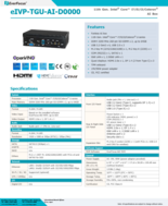 Everfocus 産業用エッジAI組込PC eIVP-TGU-AI-D0000 製品カタログ