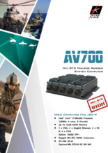 PERFECTRON 軍事用組込みPC AV700 製品カタログ