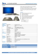 24インチ産業用全面防水防塵IP68ディスプレイ Rejitek IM-36240W-A0FH8A 製品カタログ