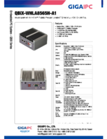 GIGAIPC 産業用組込みPC QBiX-WHLA8565H-A1 製品カタログ