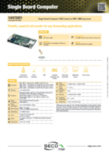 SECO 産業用シングルボードコンピュータ SANTARO 製品カタログ