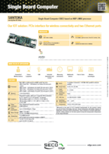 SECO 産業用シングルボードコンピュータ SANTOKA 製品カタログ