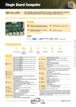 SECO 産業用シングルボードコンピュータ SBC-C41-pITX 製品カタログ