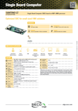 SECO 産業用シングルボードコンピュータ SANTINO LT 製品カタログ