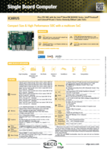 SECO Pico-ITX産業用SBC ICARUS 製品カタログ