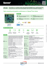 SECO Qseven CPUモジュール ATLAS 製品カタログ