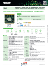 SECO Qseven CPUモジュール NAOS 製品カタログ