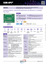 SECO COM-HPC クライアントCPUモジュール ORION (CHPC-D80-CSA)製品カタログ