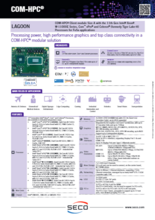 SECO COM-HPC クライアントCPUモジュール LAGOON(CHPC-D57-CSA)製品カタログ