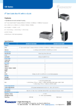 CUBIC BOX PC Kingdy CB140/141/142/143　製品カタログ