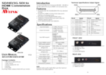 3G-SDI to HDMI コンバータ 3SH-01W 製品カタログ