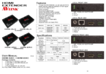 4K 最大70m HDMI延長器 AVLINK HDM-SXC 製品カタログ