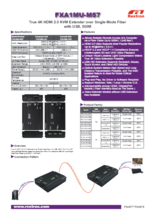 4K HDMI延長器 Rextron FXA1MU-M57 製品カタログ